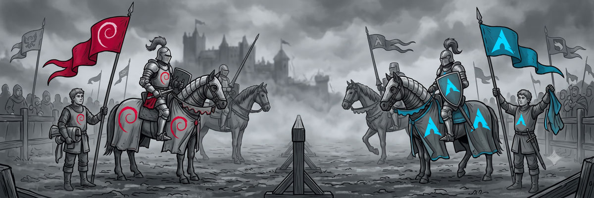Distro WAR - Debian VS Arch