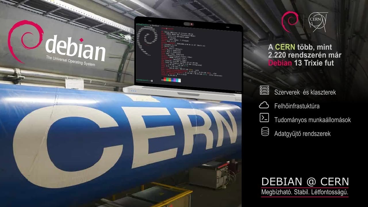 A CERN Debian GNU/Linux-ra vált